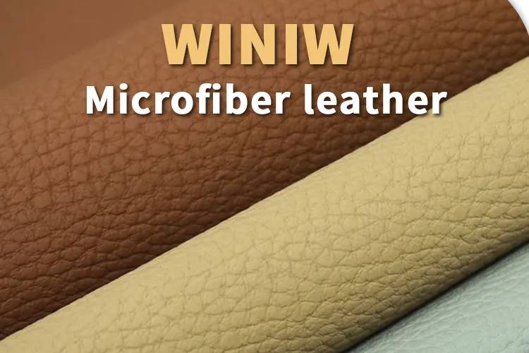 Abrasion-resistant Faux Leather Microfiber Fabric for Automotive Abrasion-resistant Faux Leather Microfiber Fabric for Automotive